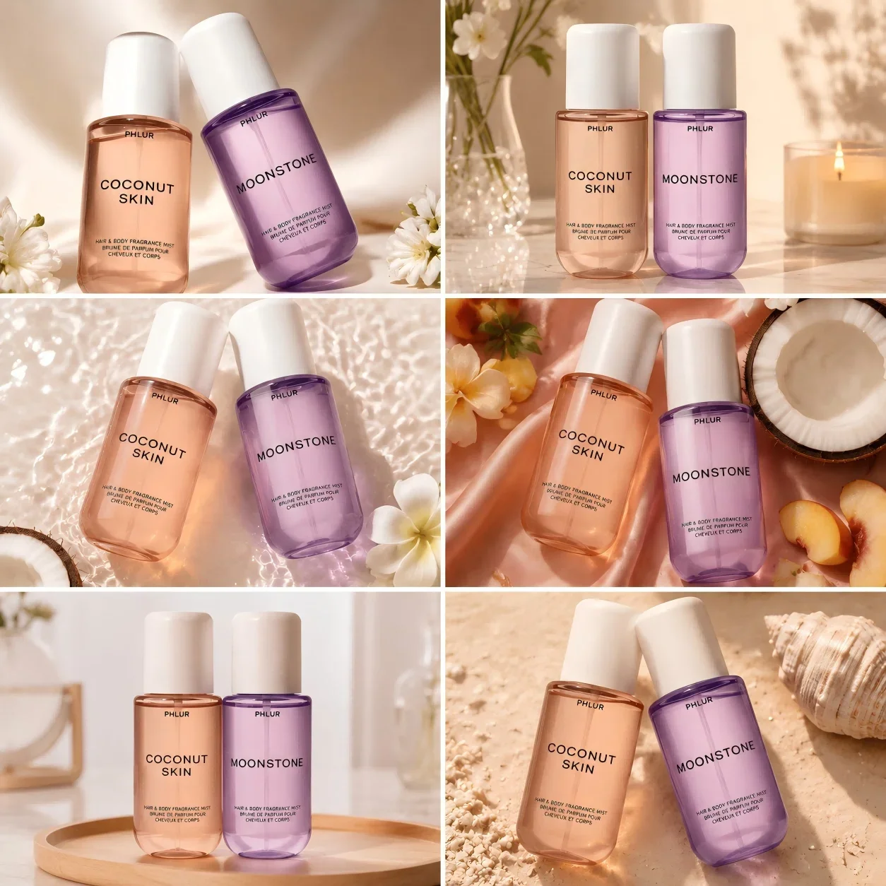 Fragrance Perfume Spray - PHLUR Coconut Skin & Moonstone Hair