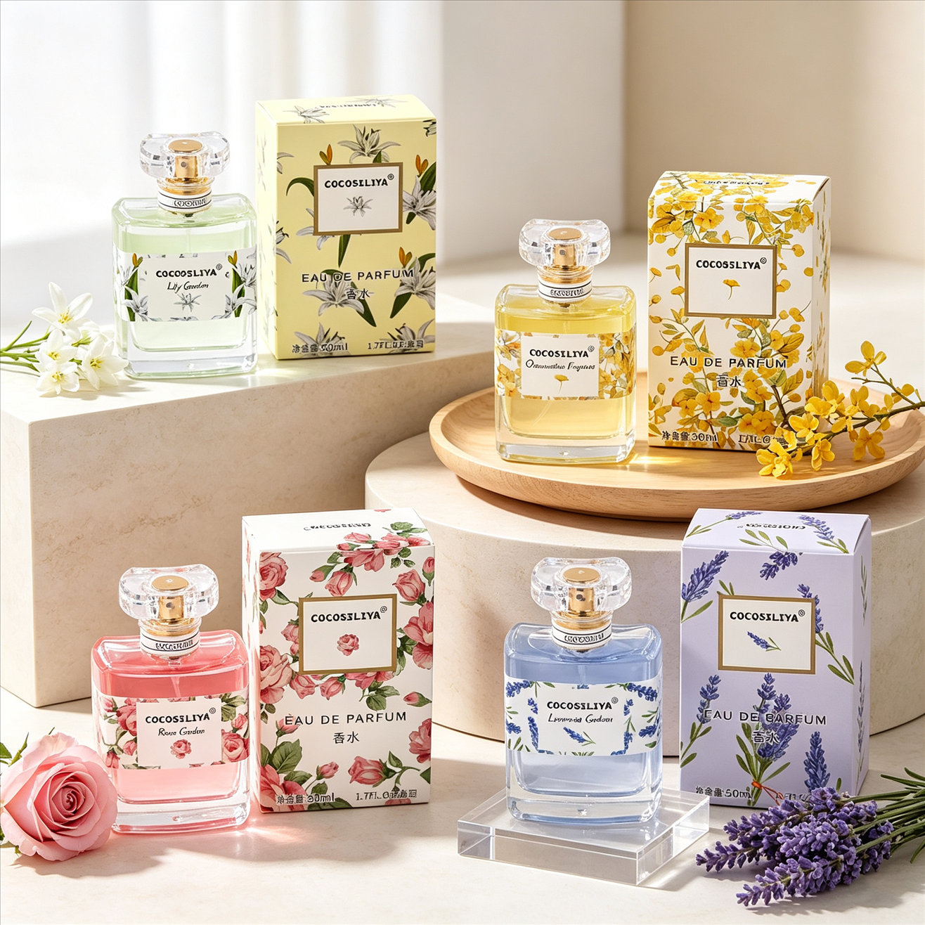 Perfume Lavender Fragrance - COCOSILIYA Women's Perfume, 1.7oz x 2