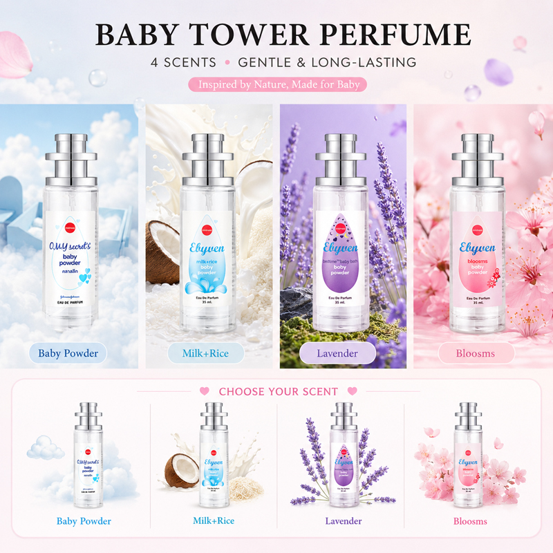 2pcs 35ml Baby Powder Perfume  - Perfume Lavender Fragrance review and price